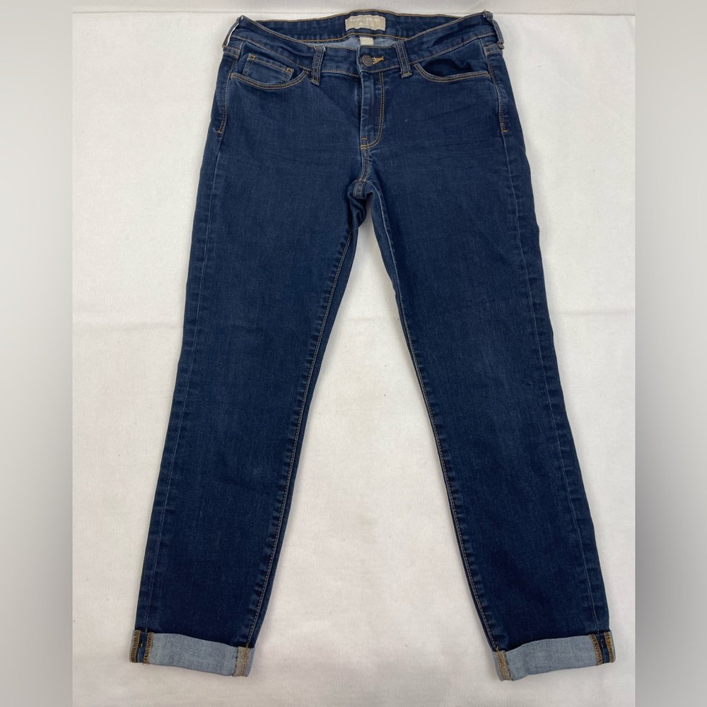 Womans Banana Republic Size 4 Dark Wash Skinny Fit Jeans